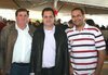 Prefeito Henrique de Mamborê com o prefeito Zampar-Itambe e pres Camara Brito-Marialva